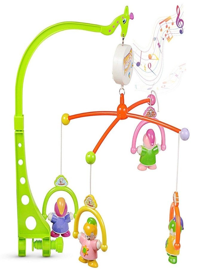 Mallexo ألعاب خشخيشة موسيقية من ماليكسو للأطفال حديثي الولادة من عمر 0 إلى 6 أشهر | لعبة معلقة على شكل مهد تعمل بالمفتاح | موسيقى هادئة للأطفال الرضع | ألعاب للأطفال، هدايا عيد ميلاد للأولاد والبنات (موبايل سرير) - Image 1